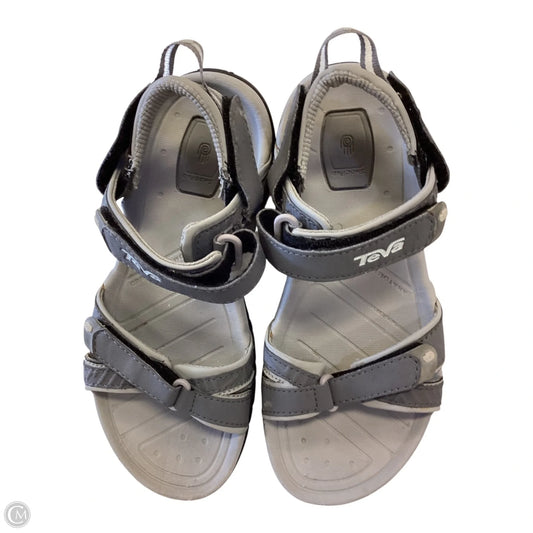 Sandals Flats By Teva In Grey, Size: 6