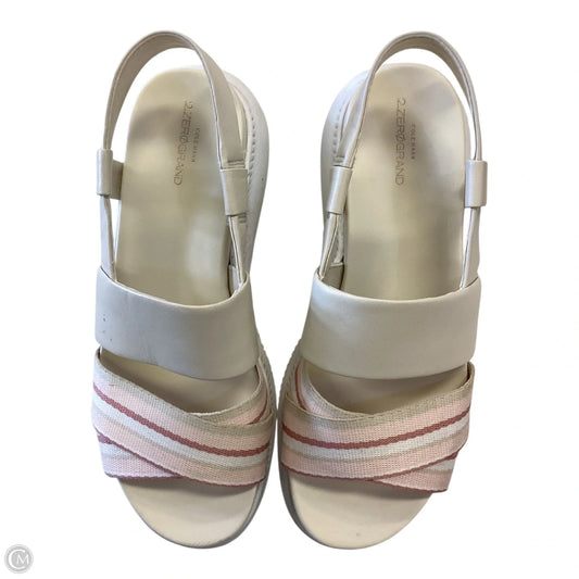 Sandals Flats By Cole-haan In Cream, Size: 5.5