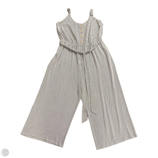 Jumpsuit By Lane Bryant In Striped Pattern, Size: 18