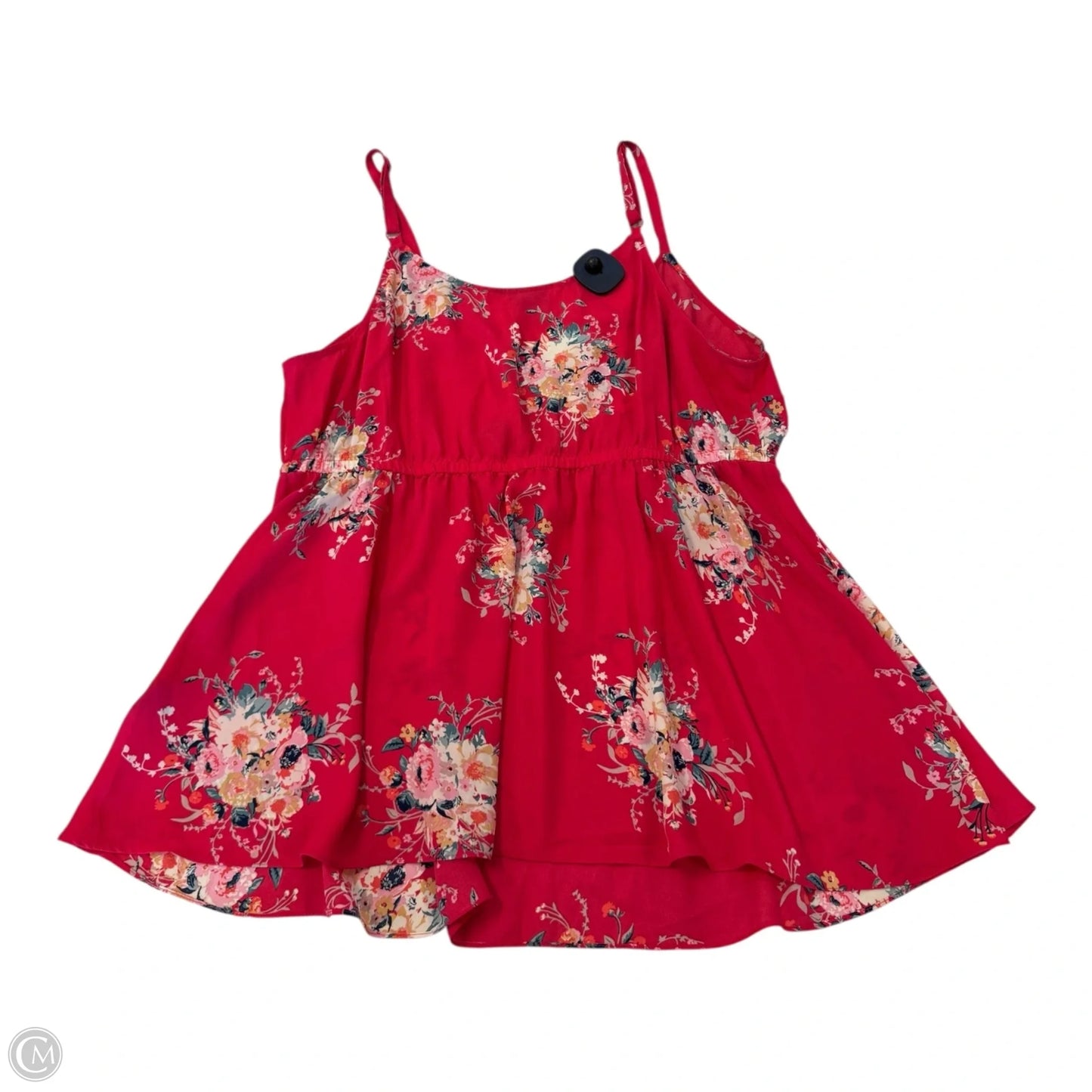 Blouse Sleeveless By Torrid In Floral Print, Size: 1x