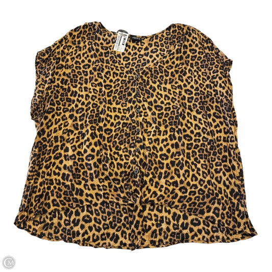 Blouse Short Sleeve By Torrid In Animal Print, Size: 2x