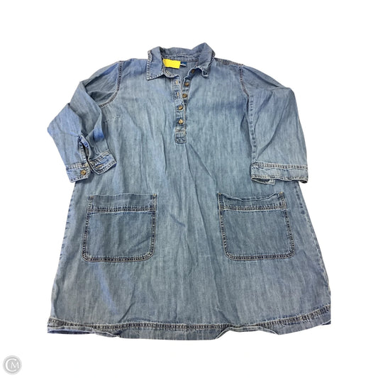 Dress Casual Short By Old Navy In Blue, Size: Xl