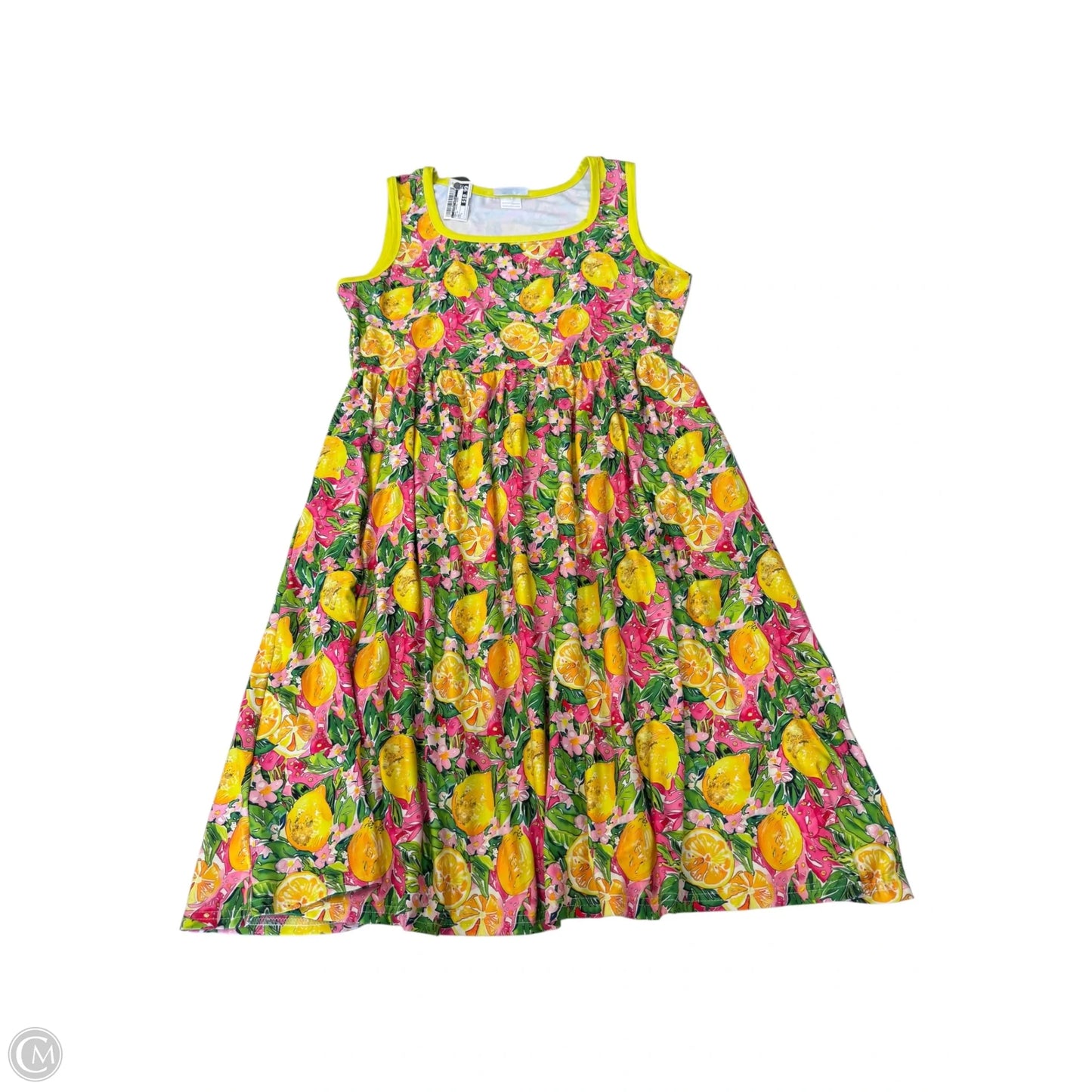 Dress Casual Short By Clothes Mentor In Yellow, Size: L
