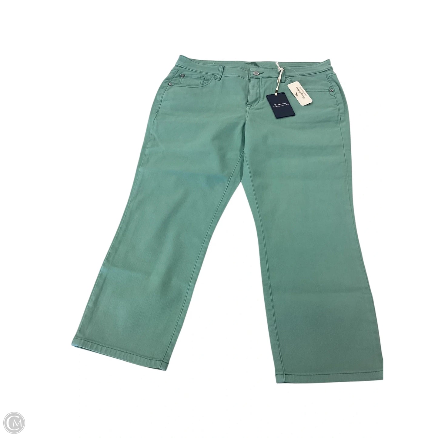 Pants Cropped By Tommy Bahama In Green, Size: 12