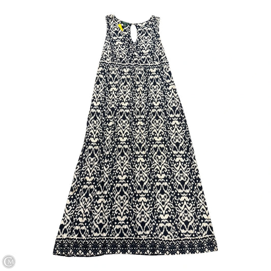 Dress Casual Maxi By Ralph Lauren In Blue & White, Size: 18