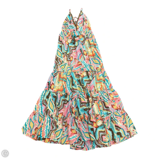 Dress Casual Maxi By Clothes Mentor In Multi-colored, Size: L