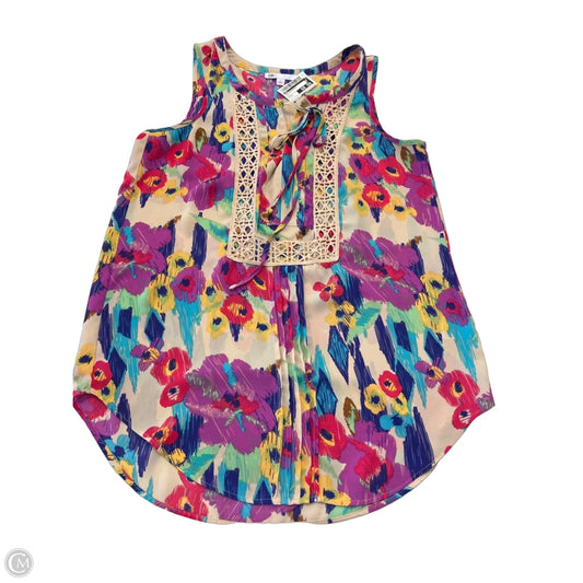 Top Sleeveless By Dr2 In Multi-colored, Size: S
