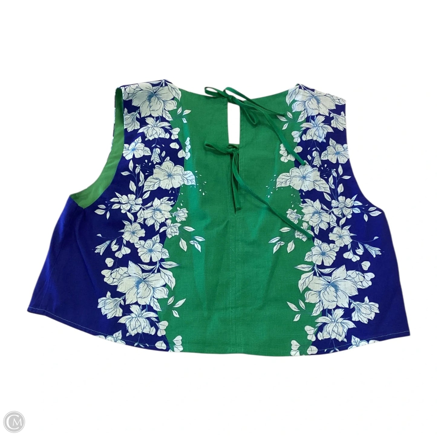 Top Sleeveless By Clothes Mentor In Green, Size: M