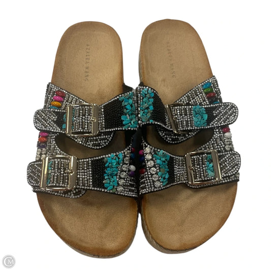 Sandals Flats By Azalea Wang In Multi-colored, Size: 9