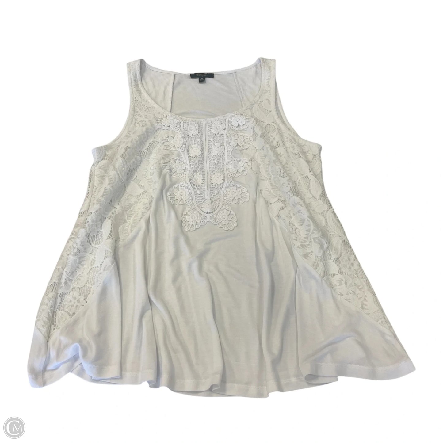 Top Sleeveless By Cupio In White, Size: M
