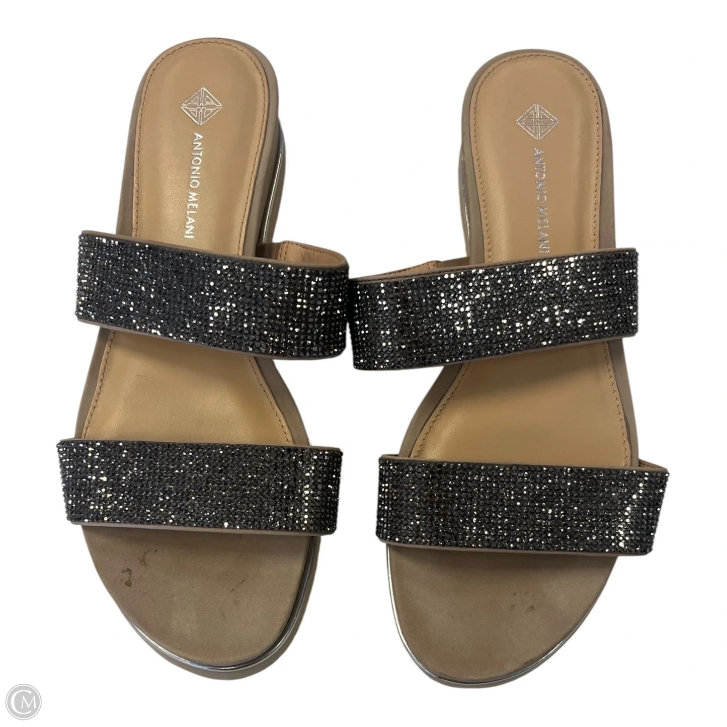 Sandals Flats By Antonio Melani In Silver, Size: 8