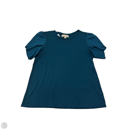 Top Short Sleeve By Michael By Michael Kors In Blue, Size: L