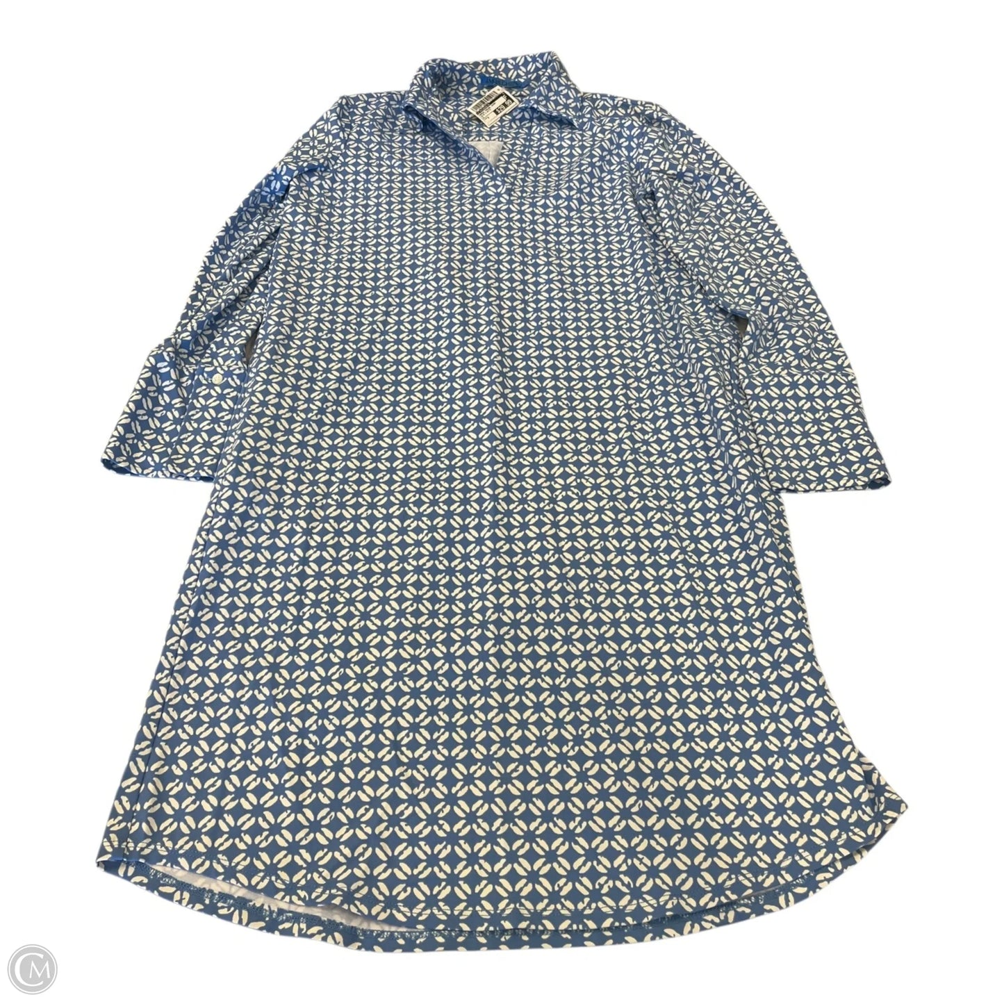 Dress Casual Short By J Mclaughlin In Blue & White, Size: S