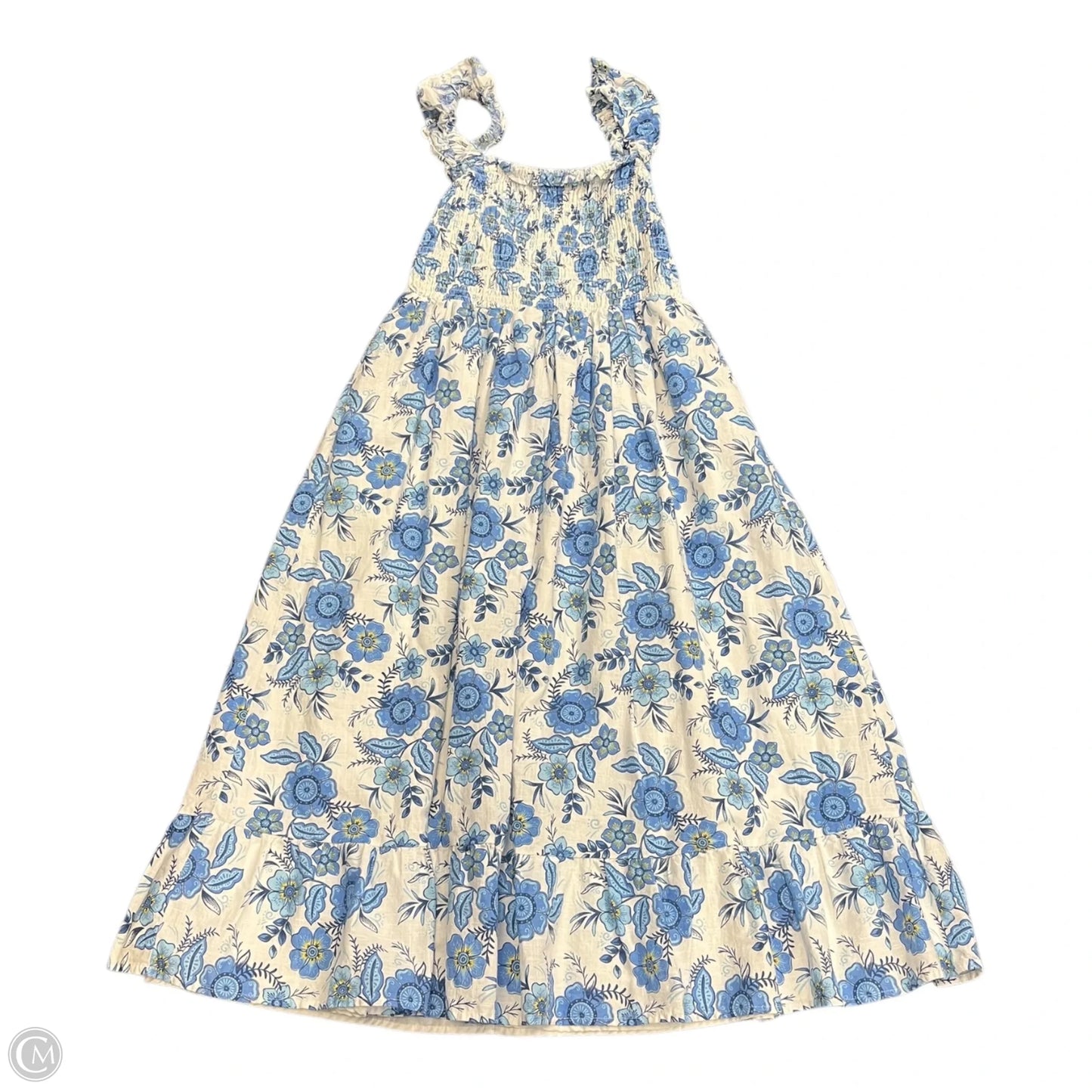 Dress Casual Maxi By Haute Hippie In Blue & White, Size: 10