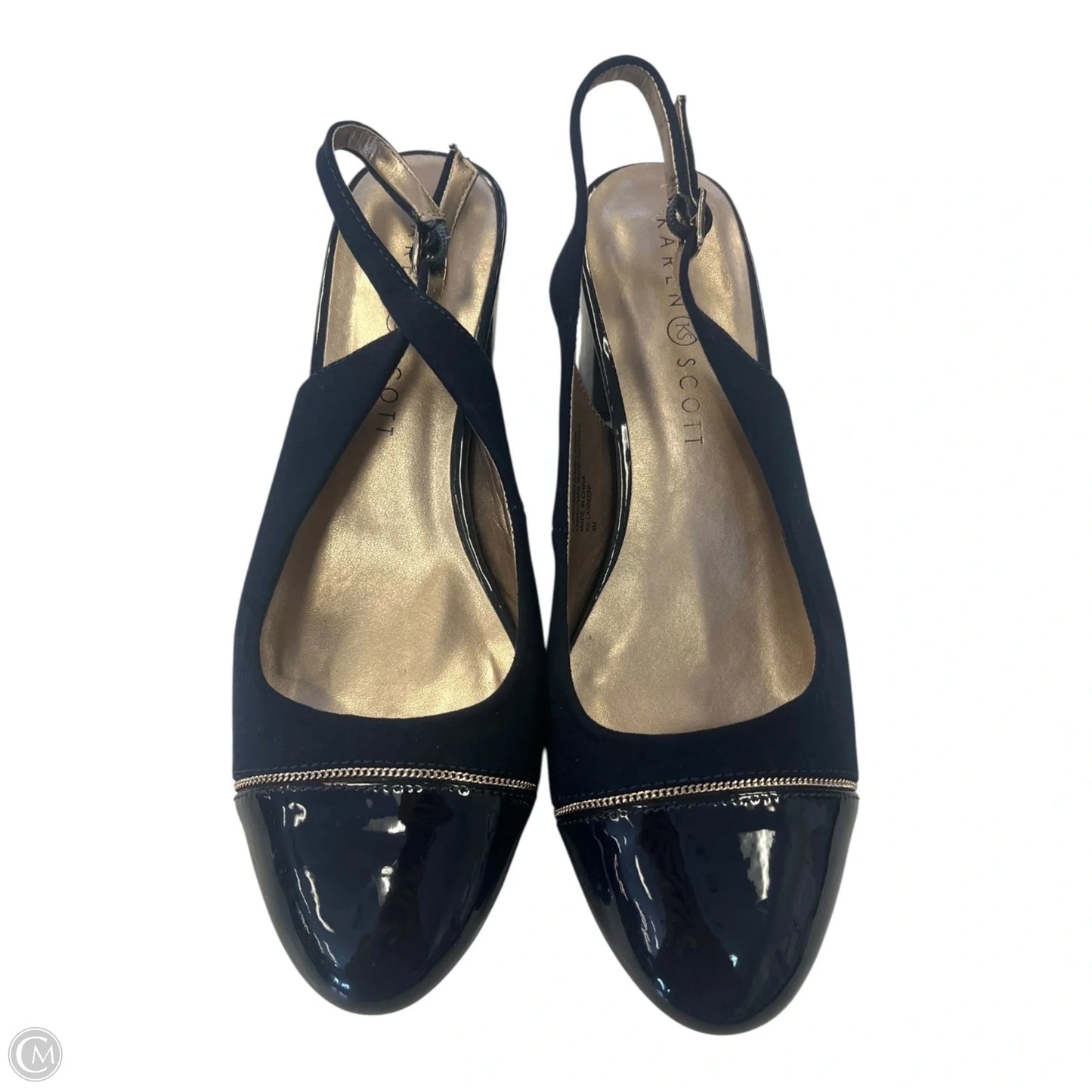 Sandals Heels Block By Karen Scott In Black, Size: 8