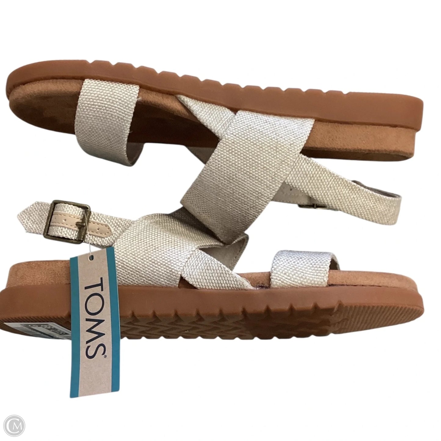 Sandals Flats By Toms In Cream, Size: 7.5