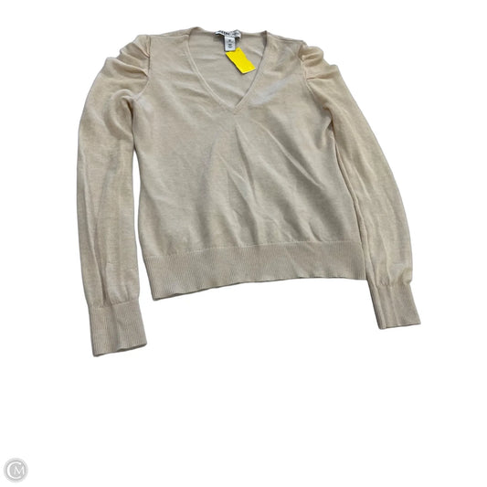 Top Long Sleeve By White House Black Market In Tan, Size: Xs