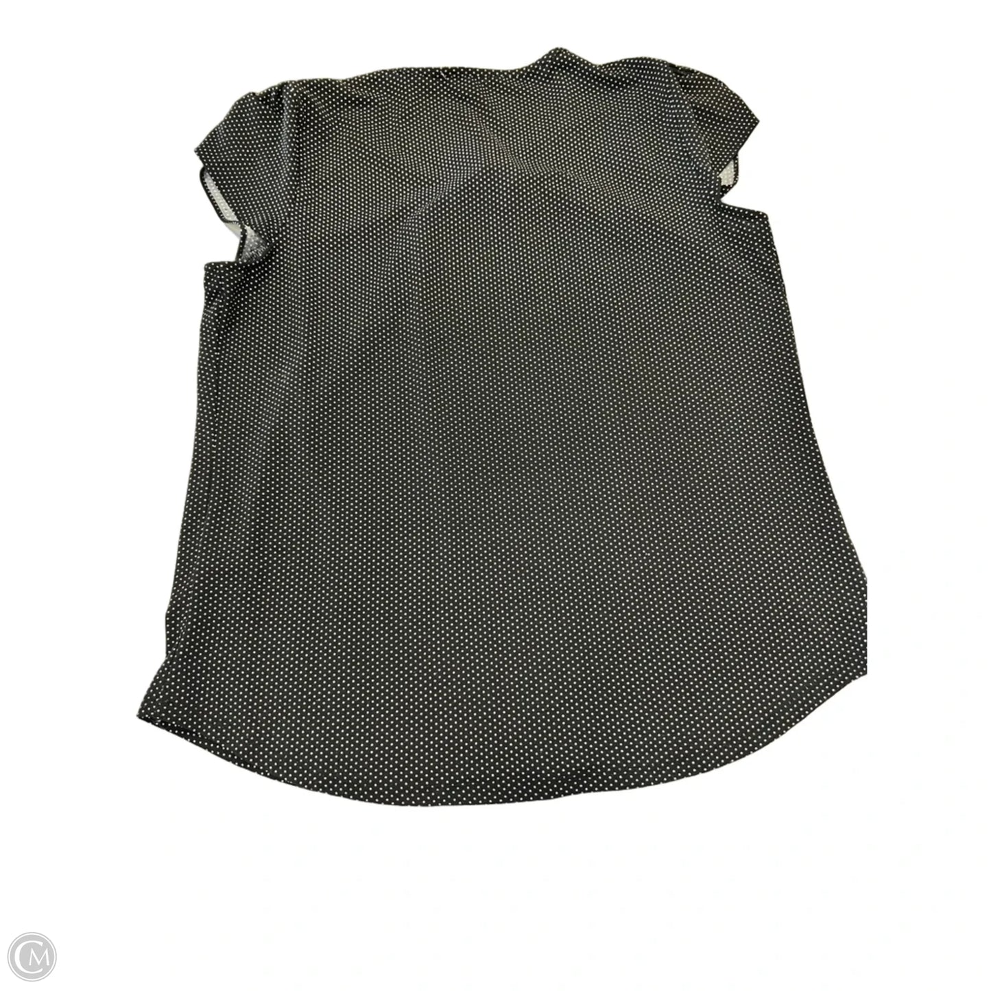 Top Short Sleeve By Adrianna Papell In Polkadot Pattern, Size: S