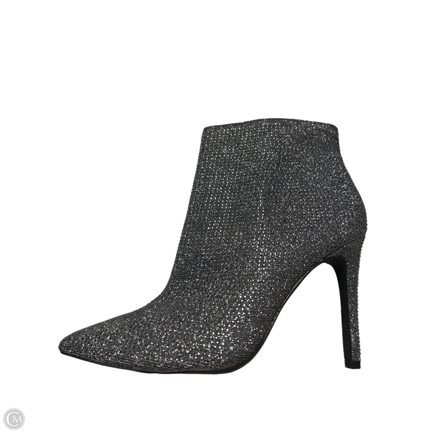 Boots Ankle Heels By Jessica Simpson In Silver, Size: 10