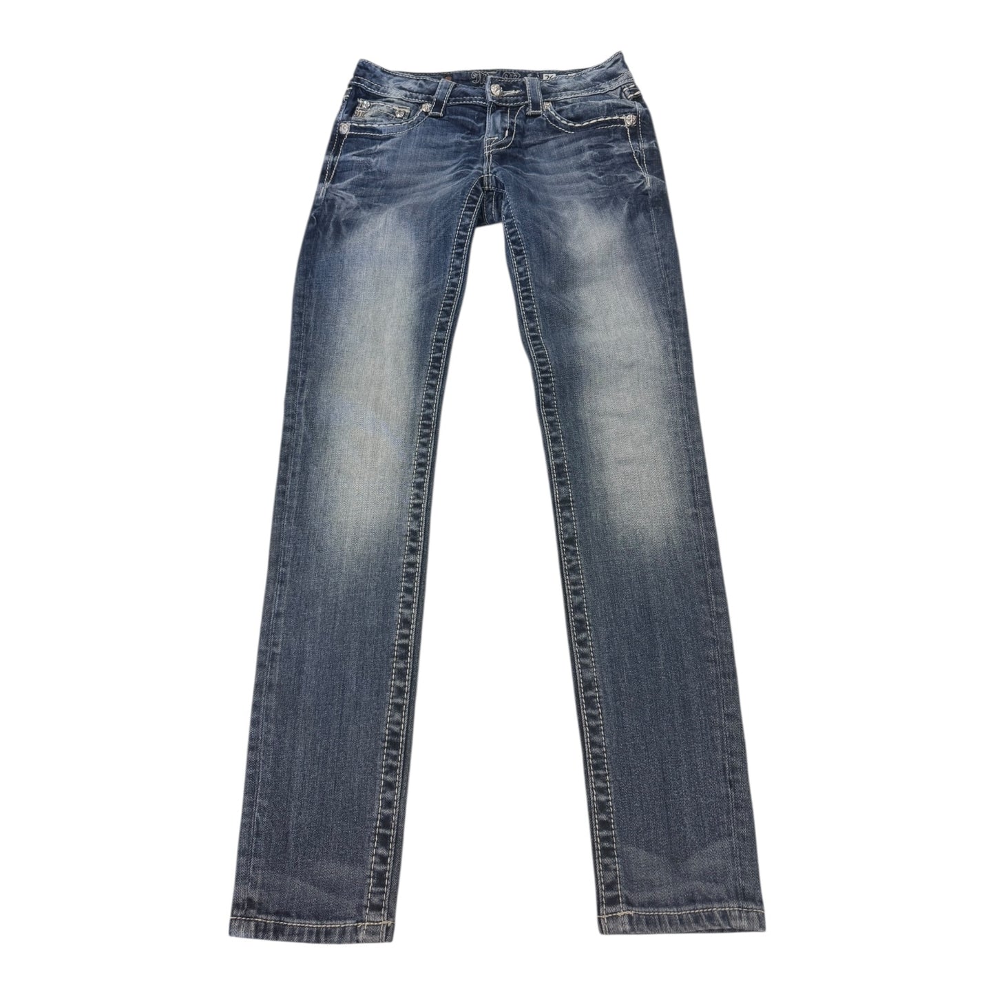 Jeans Skinny By Miss Me In Blue Denim, Size: 2