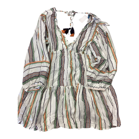 Swimwear Cover-up By Clothes Mentor In Striped Pattern, Size: L