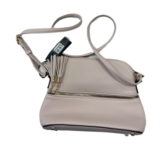 Deluxity Small V Hardware Satchel Crossbody Bag