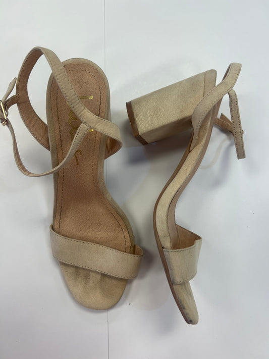 Sandals Heels Block By Lulus  Size: 6