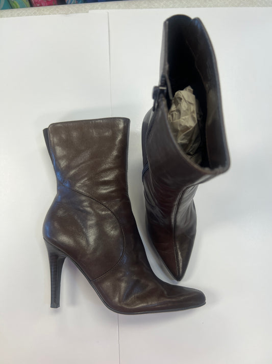 Boots Ankle Heels By Nine West  Size: 6